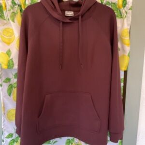 Women’s Burgundy Hoodie Jogger set